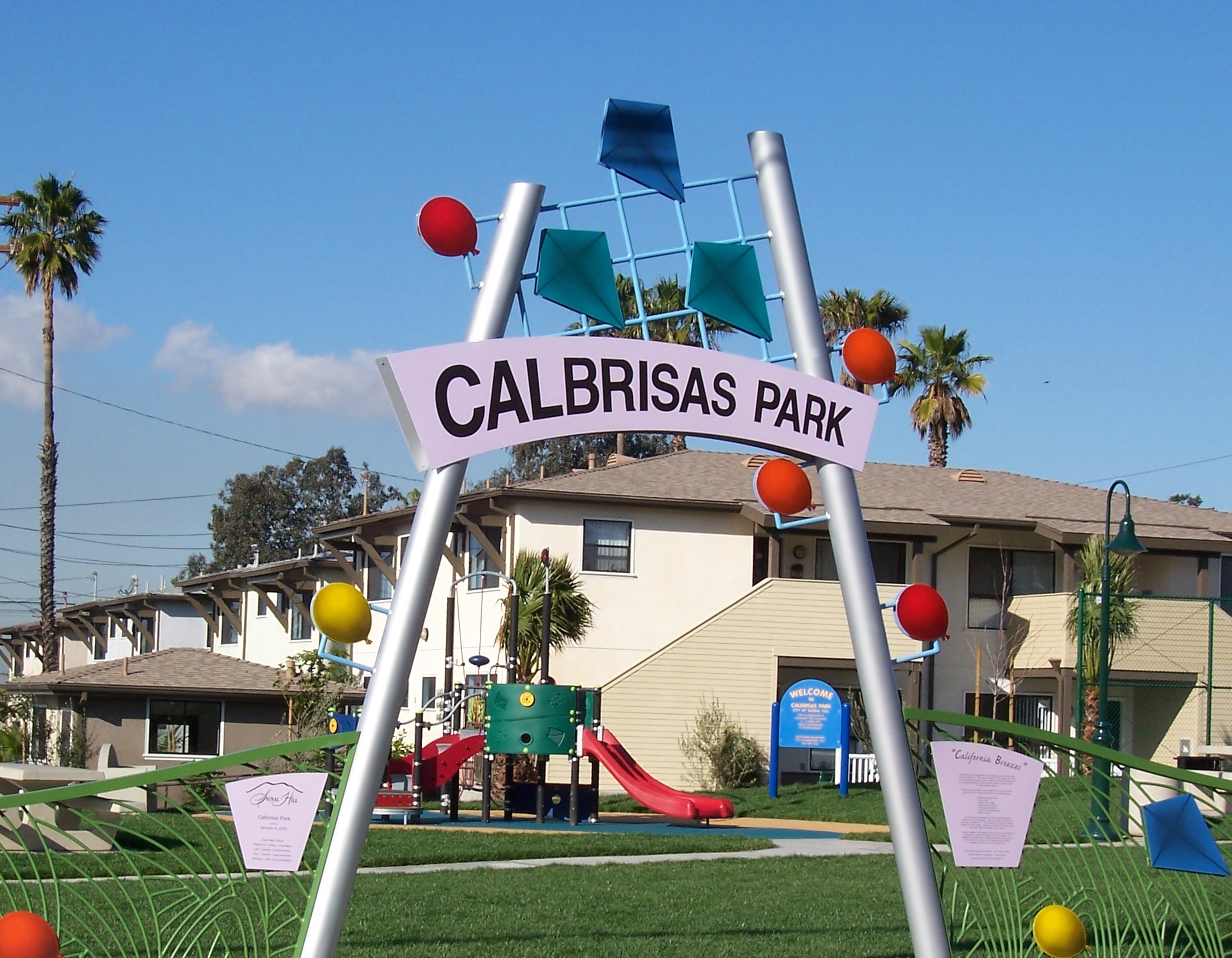 Calbrisas Park entrance sign